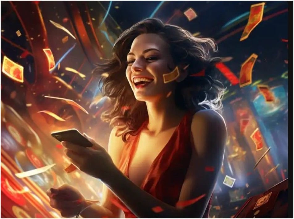 Màn hình Bingo trực tuyến sôi động trên nền tối kuvip