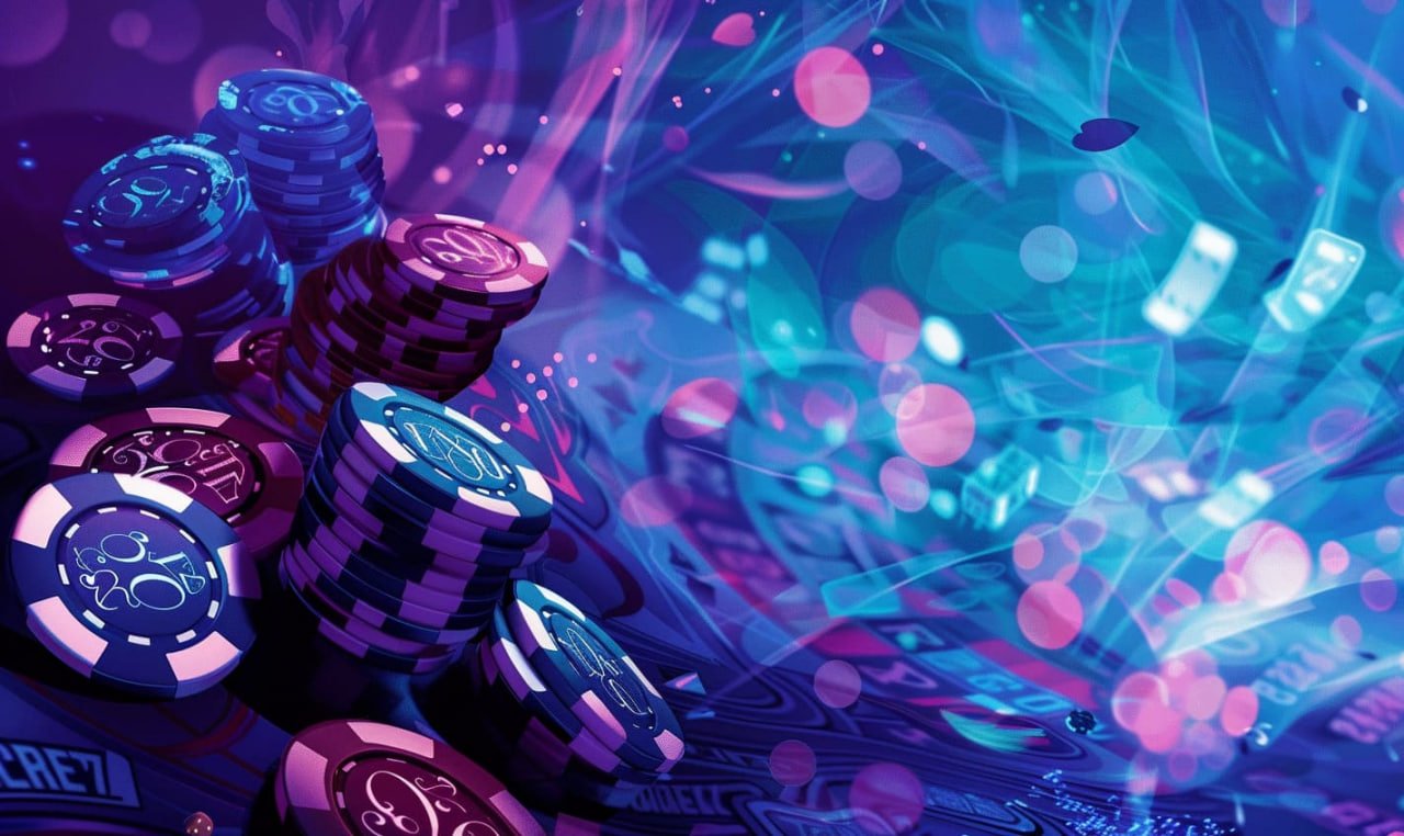 Khung cảnh gaming sôi động nền tối - kuvip